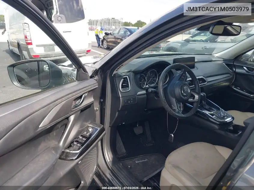 2021 Mazda Cx-9 Touring VIN: JM3TCACY1M0503979 Lot: 42650572