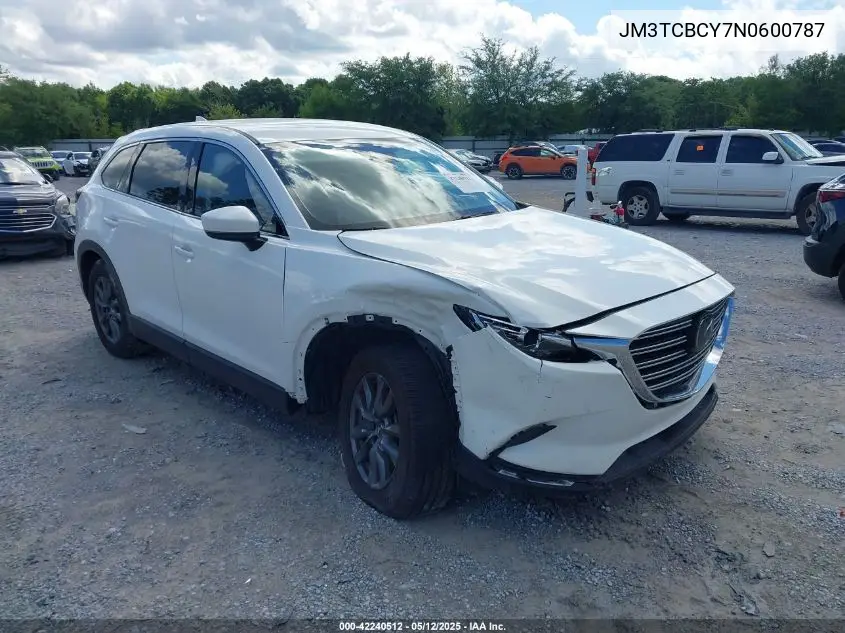 2022 Mazda Cx-9 Touring VIN: JM3TCBCY7N0600787 Lot: 42240512