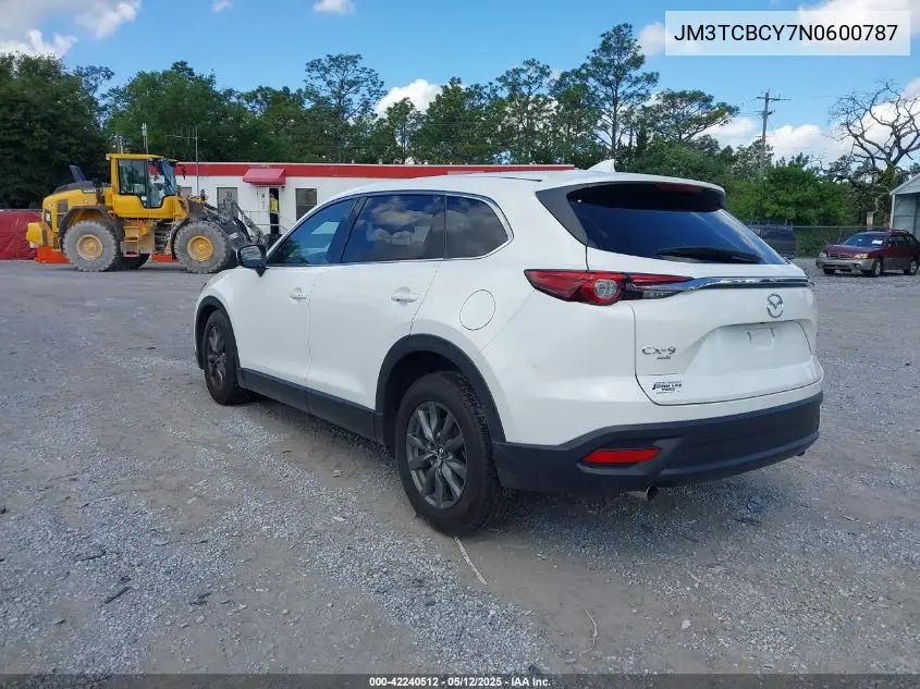 2022 Mazda Cx-9 Touring VIN: JM3TCBCY7N0600787 Lot: 42240512