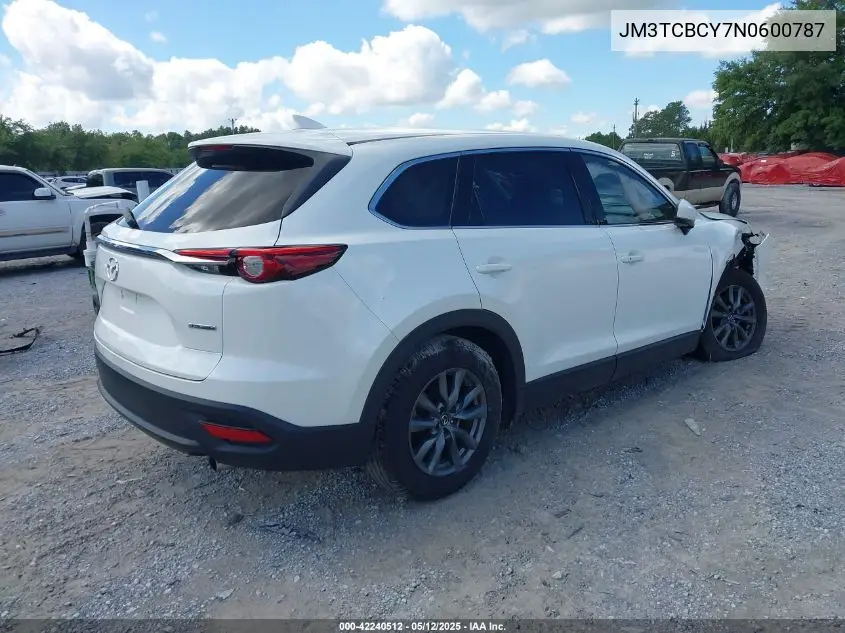 2022 Mazda Cx-9 Touring VIN: JM3TCBCY7N0600787 Lot: 42240512