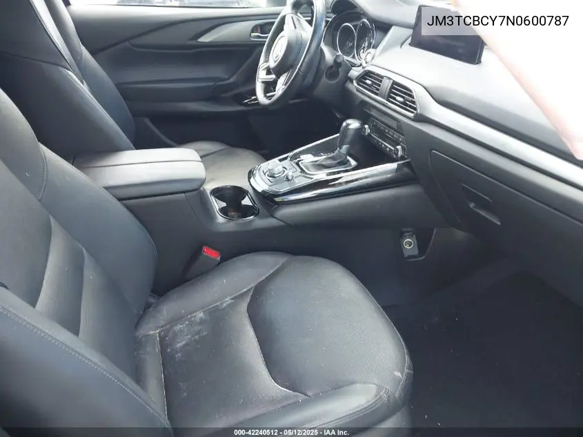 2022 Mazda Cx-9 Touring VIN: JM3TCBCY7N0600787 Lot: 42240512