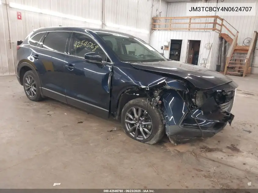 2022 Mazda Cx-9 Touring VIN: JM3TCBCY4N0624707 Lot: 42546768
