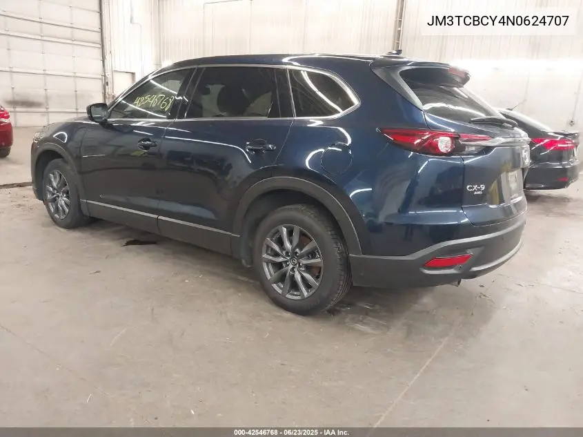 2022 Mazda Cx-9 Touring VIN: JM3TCBCY4N0624707 Lot: 42546768