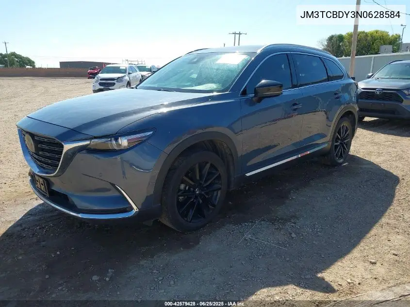 2022 Mazda Cx-9 Carbon Edition VIN: JM3TCBDY3N0628584 Lot: 42579428