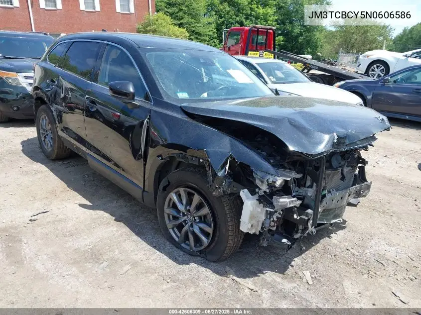 2022 Mazda Cx-9 Touring VIN: JM3TCBCY5N0606586 Lot: 42606309