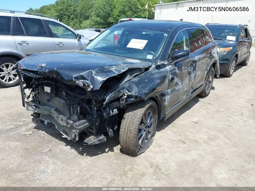 2022 Mazda Cx-9 Touring VIN: JM3TCBCY5N0606586 Lot: 42606309