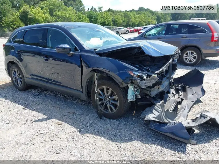 2022 Mazda Cx-9 Touring VIN: JM3TCBCY5N0607785 Lot: 42628066