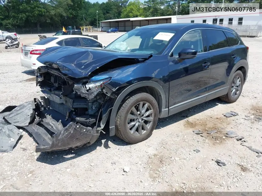 2022 Mazda Cx-9 Touring VIN: JM3TCBCY5N0607785 Lot: 42628066