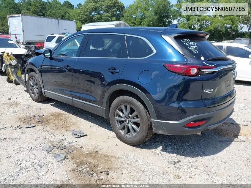2022 Mazda Cx-9 Touring VIN: JM3TCBCY5N0607785 Lot: 42628066