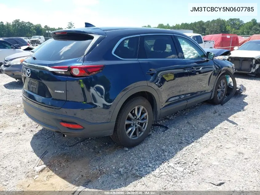 2022 Mazda Cx-9 Touring VIN: JM3TCBCY5N0607785 Lot: 42628066