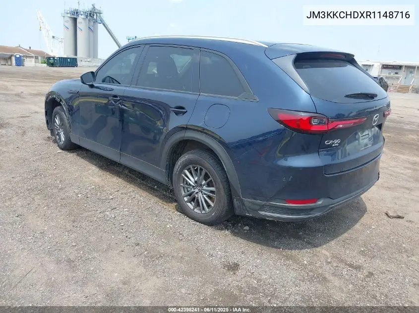 2024 Mazda Cx-90 3.3 Turbo Preferred Plus VIN: JM3KKCHDXR1148716 Lot: 42398241