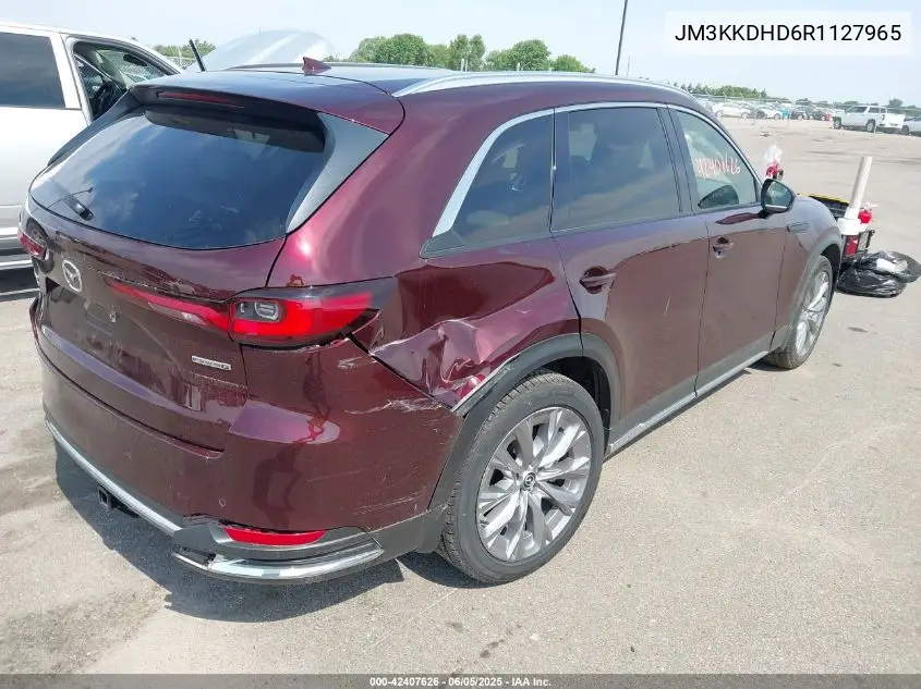 2024 Mazda Cx-90 3.3 Turbo Premium VIN: JM3KKDHD6R1127965 Lot: 42407626