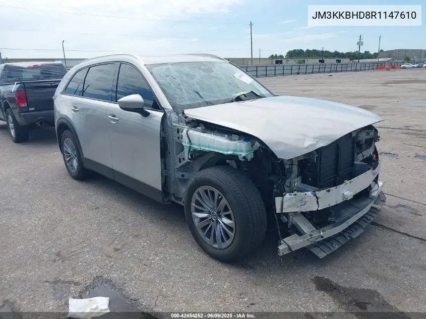 2024 Mazda Cx-90 3.3 Turbo Preferred VIN: JM3KKBHD8R1147610 Lot: 42454252