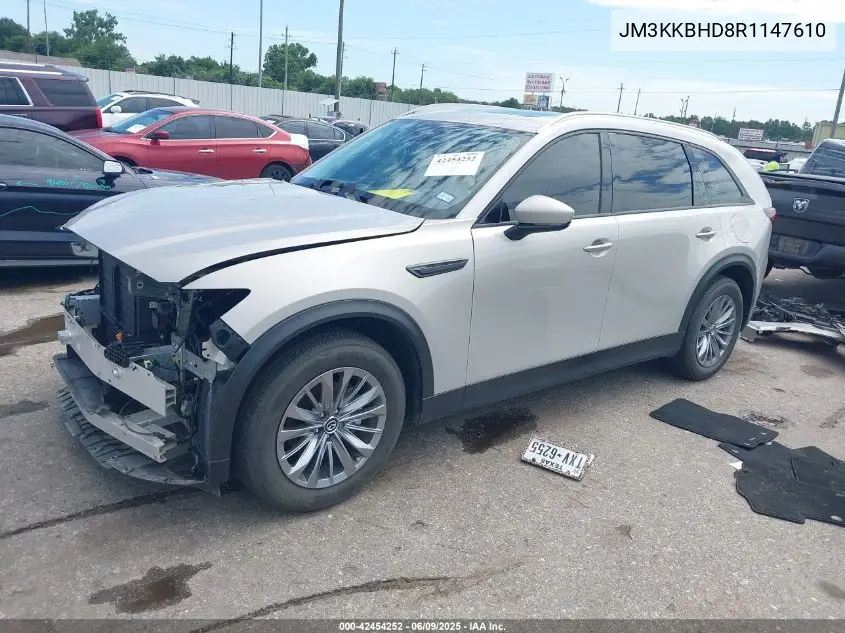 2024 Mazda Cx-90 3.3 Turbo Preferred VIN: JM3KKBHD8R1147610 Lot: 42454252