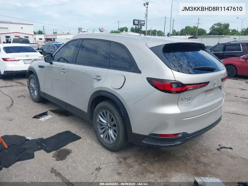 2024 Mazda Cx-90 3.3 Turbo Preferred VIN: JM3KKBHD8R1147610 Lot: 42454252