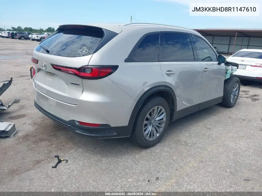 2024 Mazda Cx-90 3.3 Turbo Preferred VIN: JM3KKBHD8R1147610 Lot: 42454252