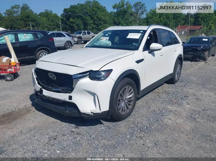 2024 Mazda Cx-90 3.3 Turbo Select VIN: JM3KKAHD3R1152997 Lot: 42456695