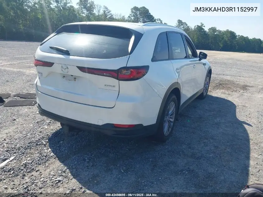 2024 Mazda Cx-90 3.3 Turbo Select VIN: JM3KKAHD3R1152997 Lot: 42456695