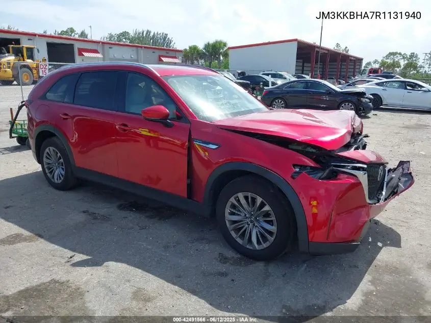 2024 Mazda Cx-90 Phev Preferred VIN: JM3KKBHA7R1131940 Lot: 42491566