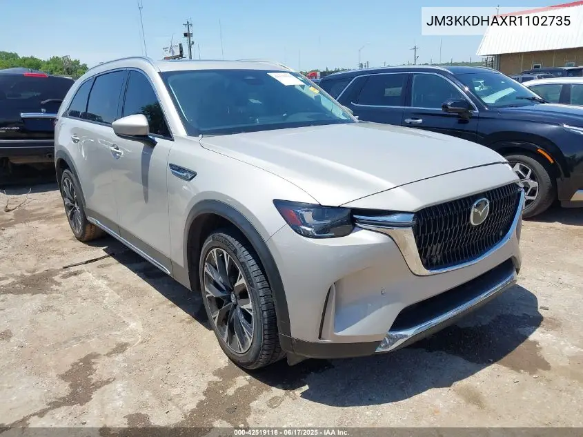 2024 Mazda Cx-90 Phev Premium VIN: JM3KKDHAXR1102735 Lot: 42519116