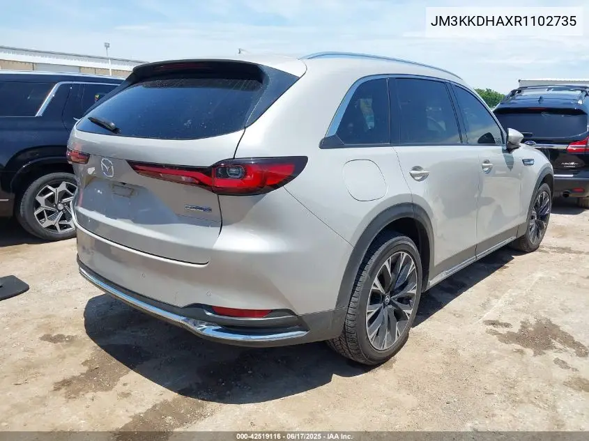 2024 Mazda Cx-90 Phev Premium VIN: JM3KKDHAXR1102735 Lot: 42519116