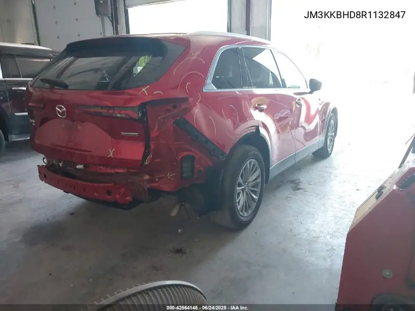 2024 Mazda Cx-90 3.3 Turbo Preferred VIN: JM3KKBHD8R1132847 Lot: 42564146