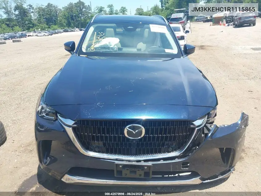 2024 Mazda Cx-90 3.3 Turbo S Premium Plus VIN: JM3KKEHC1R1115865 Lot: 42570996