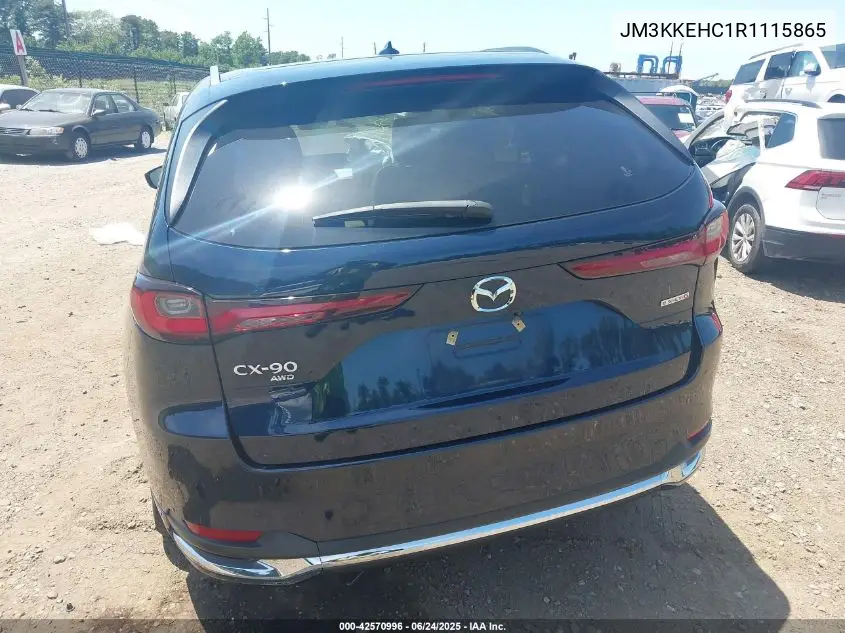 2024 Mazda Cx-90 3.3 Turbo S Premium Plus VIN: JM3KKEHC1R1115865 Lot: 42570996