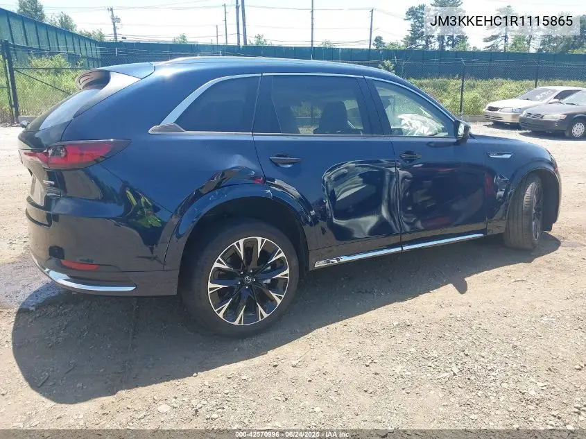 2024 Mazda Cx-90 3.3 Turbo S Premium Plus VIN: JM3KKEHC1R1115865 Lot: 42570996