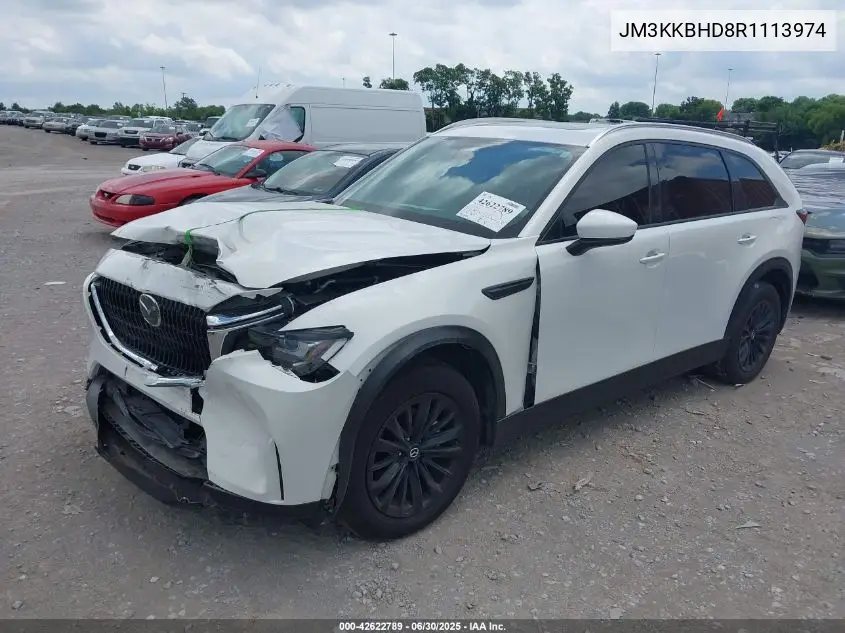 2024 Mazda Cx-90 3.3 Turbo Preferred VIN: JM3KKBHD8R1113974 Lot: 42622789