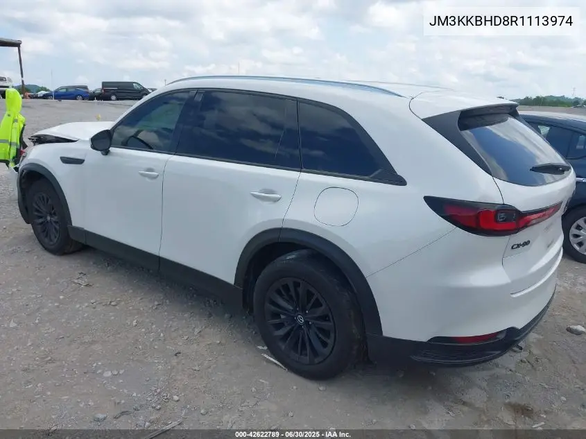 2024 Mazda Cx-90 3.3 Turbo Preferred VIN: JM3KKBHD8R1113974 Lot: 42622789