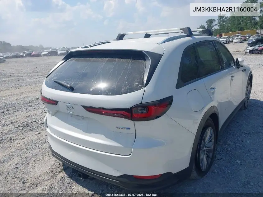 2024 Mazda Cx-90 Preferred VIN: JM3KKBHA2R1160004 Lot: 42649336