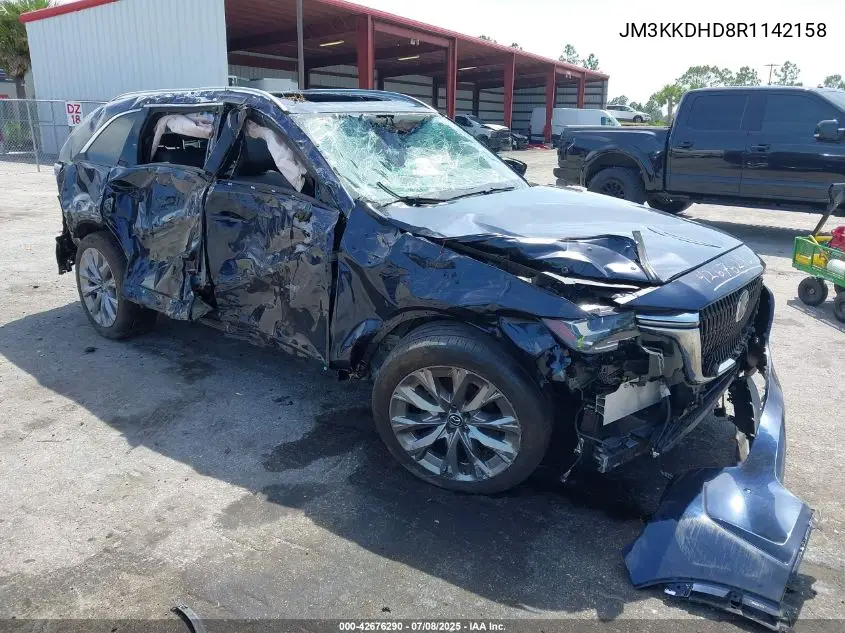 2024 Mazda Cx-90 3.3 Turbo Premium VIN: JM3KKDHD8R1142158 Lot: 42676290