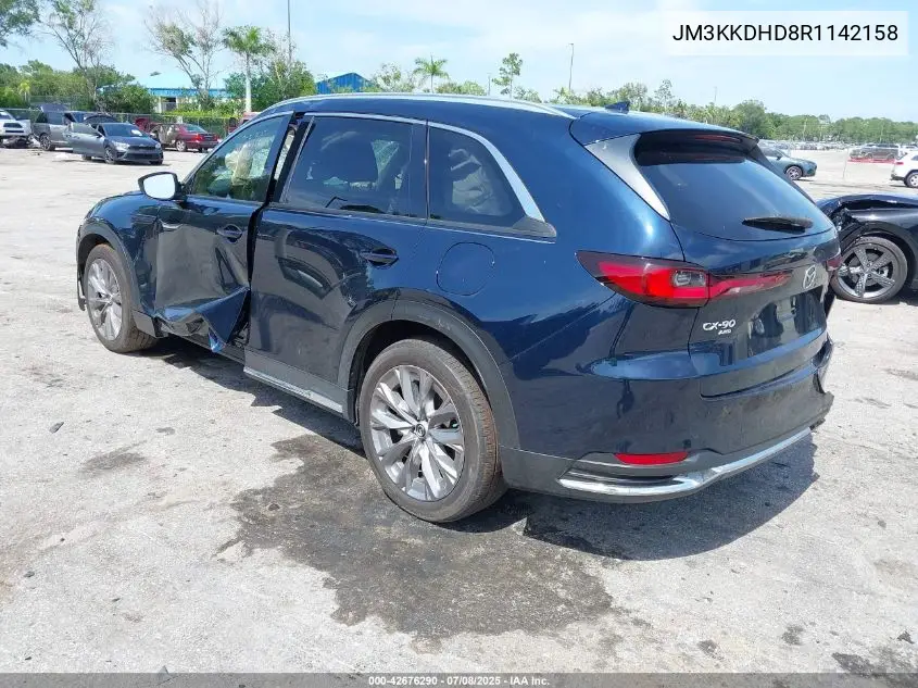 2024 Mazda Cx-90 3.3 Turbo Premium VIN: JM3KKDHD8R1142158 Lot: 42676290