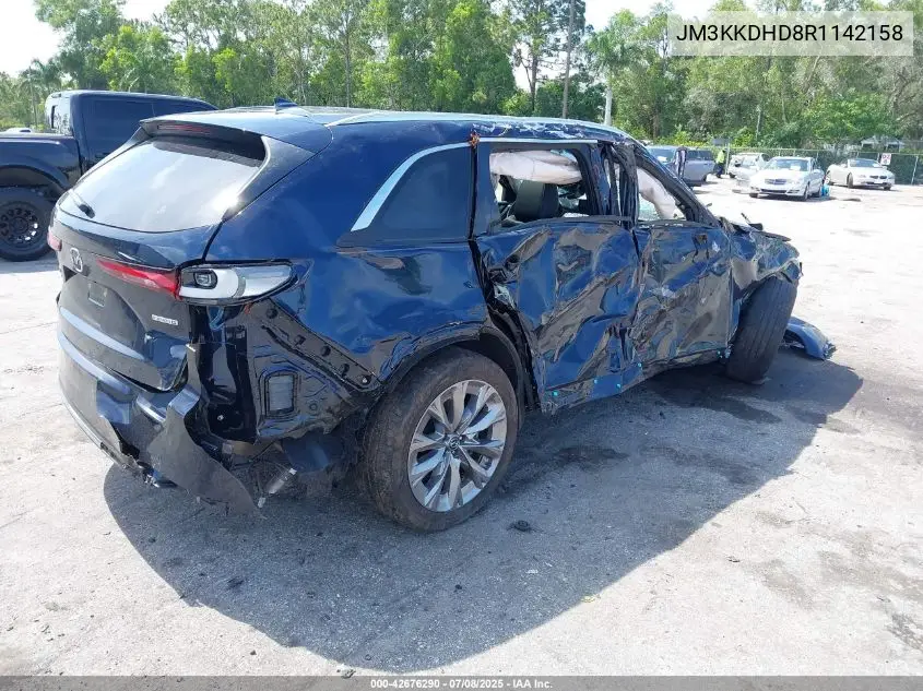 2024 Mazda Cx-90 3.3 Turbo Premium VIN: JM3KKDHD8R1142158 Lot: 42676290