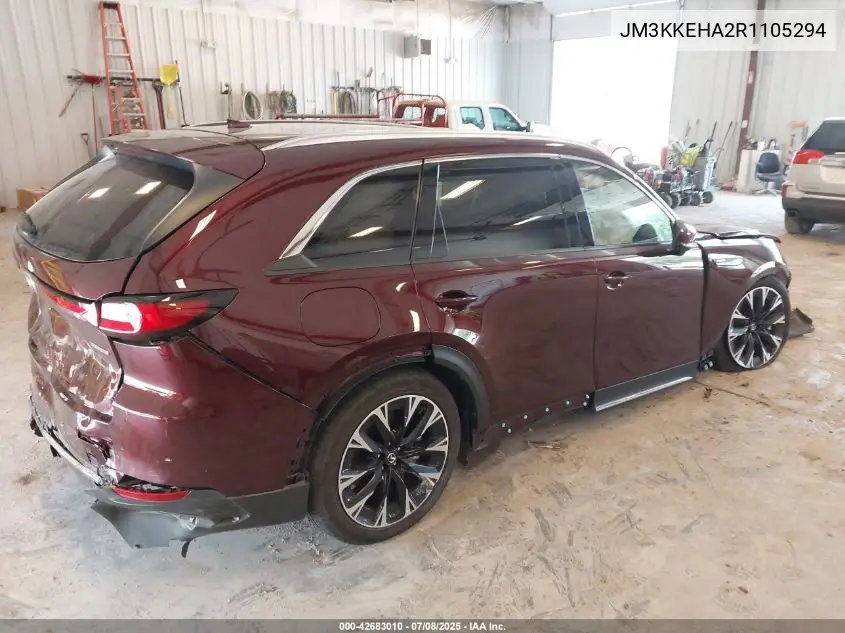 2024 Mazda Cx-90 Phev Premium Plus VIN: JM3KKEHA2R1105294 Lot: 42683010
