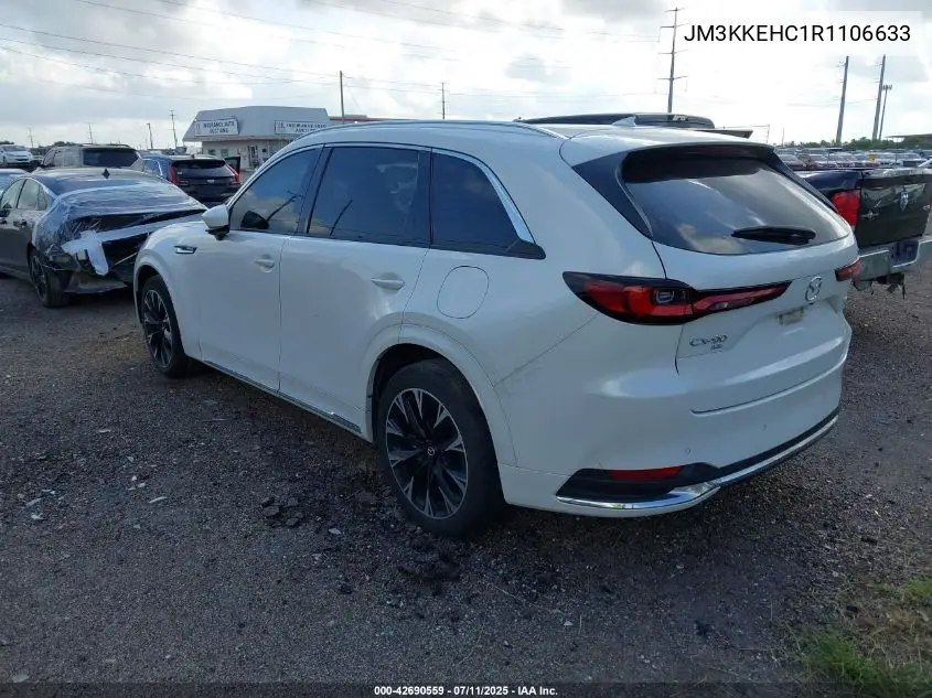 2024 Mazda Cx-90 3.3 Turbo S Premium Plus VIN: JM3KKEHC1R1106633 Lot: 42690559