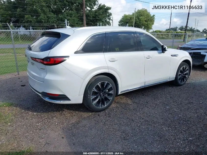 2024 Mazda Cx-90 3.3 Turbo S Premium Plus VIN: JM3KKEHC1R1106633 Lot: 42690559