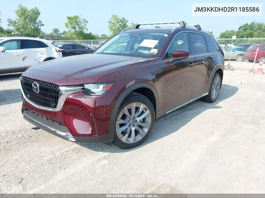 2024 Mazda Cx-90 3.3 Turbo Premium VIN: JM3KKDHD2R1185586 Lot: 42705036
