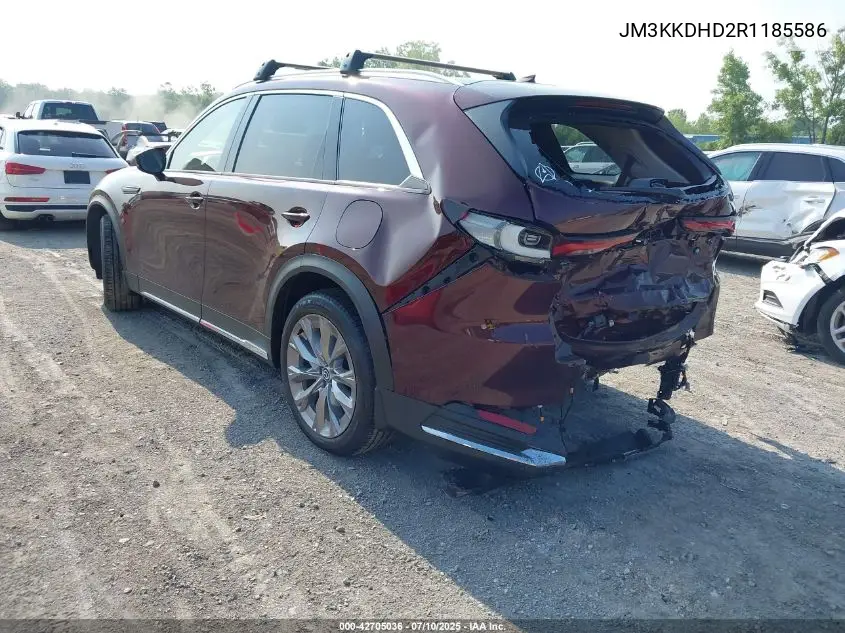 2024 Mazda Cx-90 3.3 Turbo Premium VIN: JM3KKDHD2R1185586 Lot: 42705036