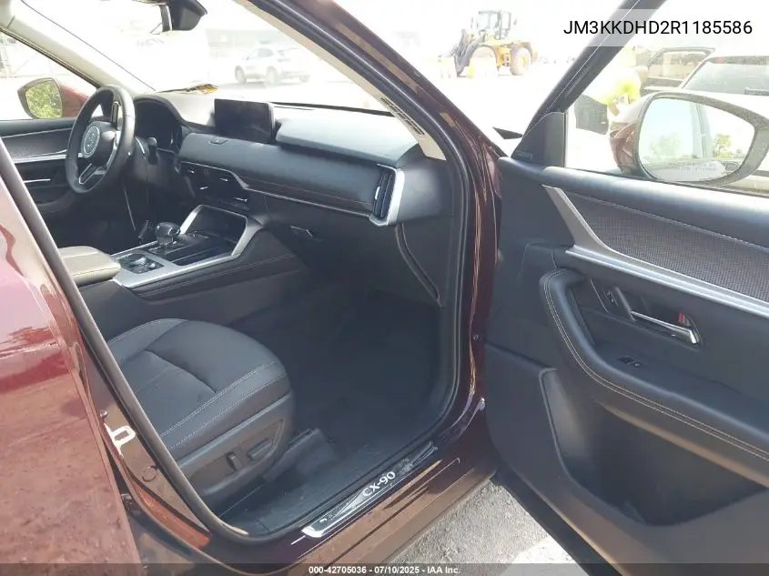 2024 Mazda Cx-90 3.3 Turbo Premium VIN: JM3KKDHD2R1185586 Lot: 42705036