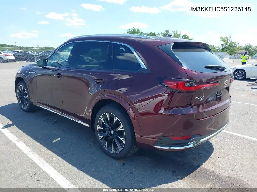 2025 Mazda Cx-90 3.3 Turbo S Premium Plus Package VIN: JM3KKEHC5S1226148 Lot: 42406346