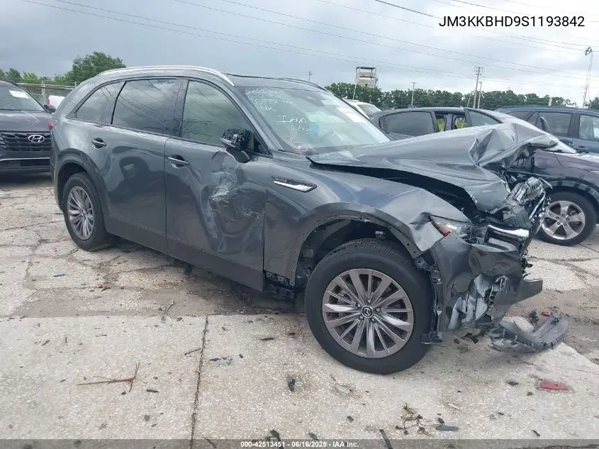 2025 Mazda Cx-90 3.3 Turbo Preferred Package VIN: JM3KKBHD9S1193842 Lot: 42513451