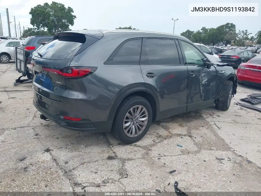 2025 Mazda Cx-90 3.3 Turbo Preferred Package VIN: JM3KKBHD9S1193842 Lot: 42513451