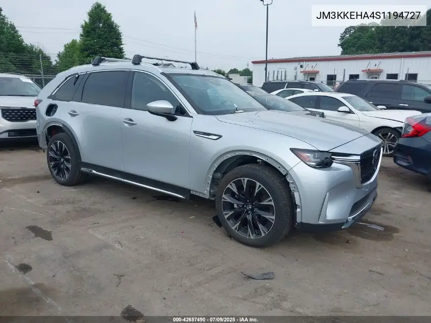 2025 Mazda Cx-90 Phev Premium Plus Package VIN: JM3KKEHA4S1194727 Lot: 42657490