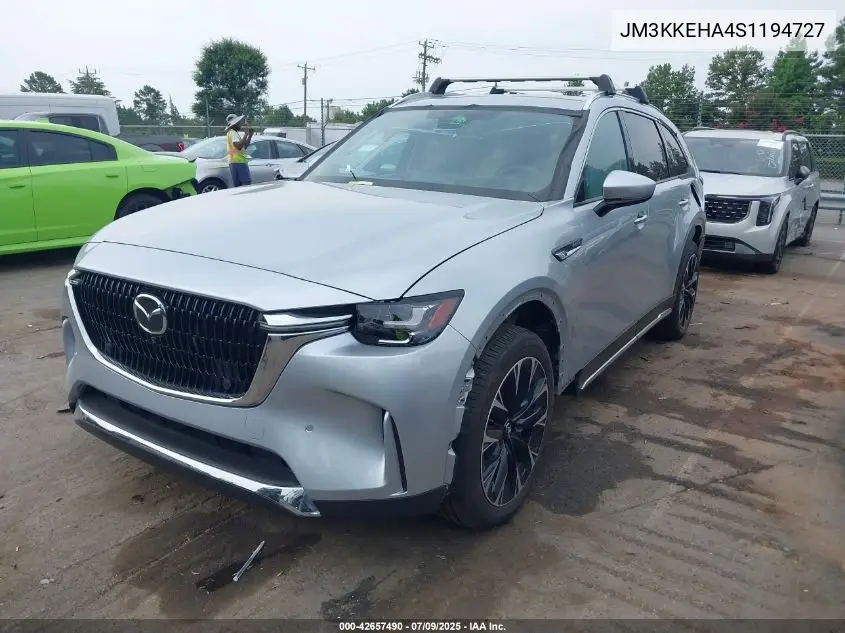 2025 Mazda Cx-90 Phev Premium Plus Package VIN: JM3KKEHA4S1194727 Lot: 42657490