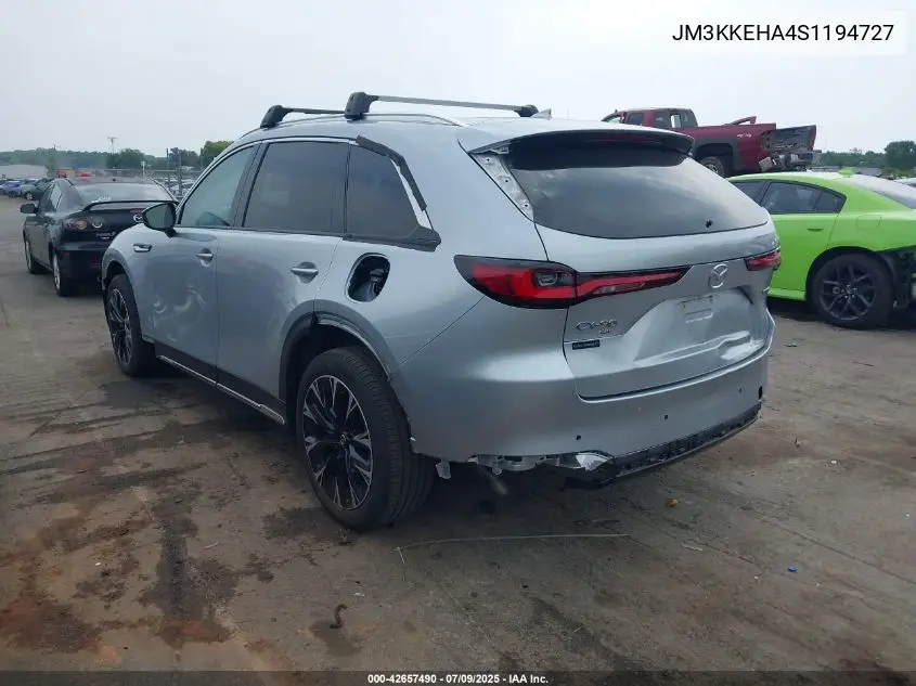 2025 Mazda Cx-90 Phev Premium Plus Package VIN: JM3KKEHA4S1194727 Lot: 42657490