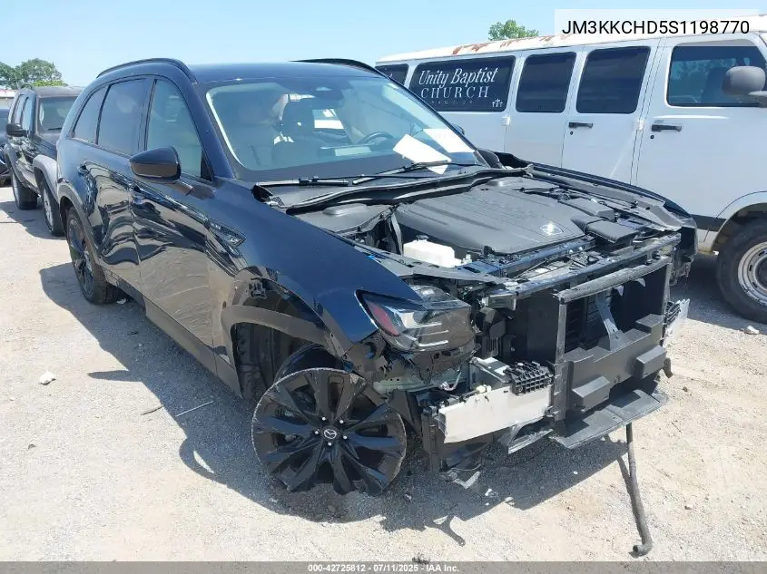 2025 Mazda Cx-90 3.3 Turbo Premium Sport VIN: JM3KKCHD5S1198770 Lot: 42725812