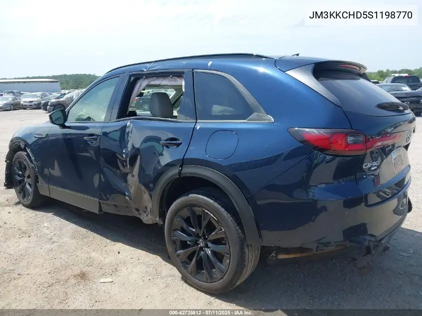 2025 Mazda Cx-90 3.3 Turbo Premium Sport VIN: JM3KKCHD5S1198770 Lot: 42725812