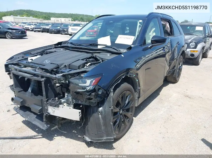 2025 Mazda Cx-90 3.3 Turbo Premium Sport VIN: JM3KKCHD5S1198770 Lot: 42725812